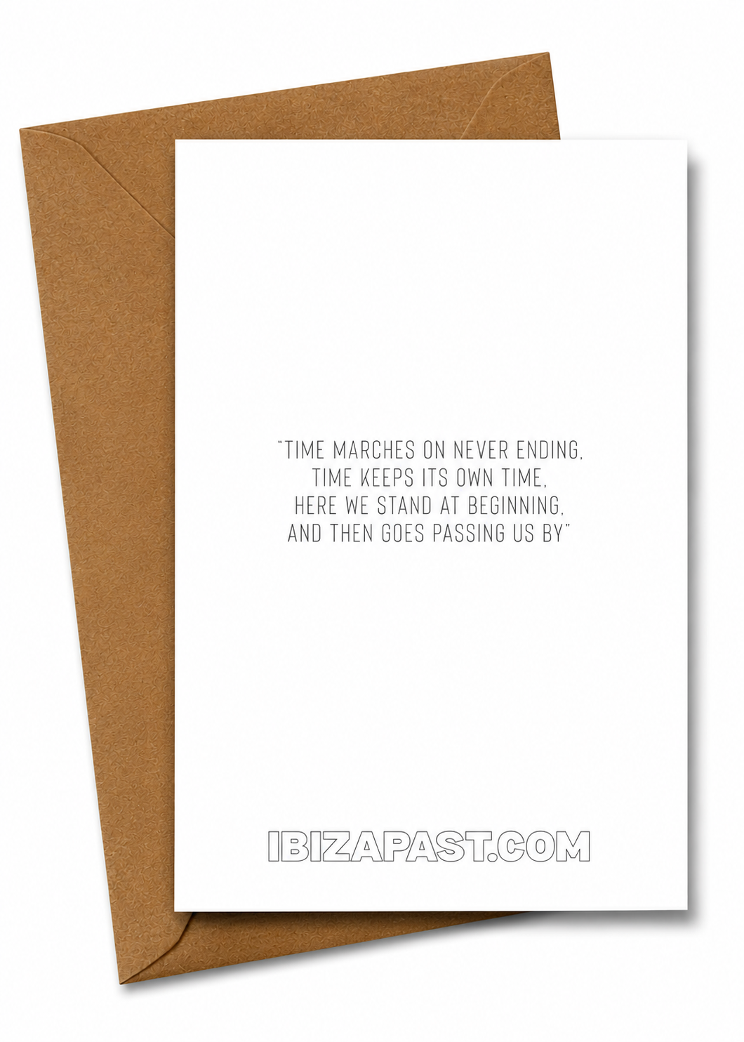 You Survived Ibiza... Birthday Card | Balearic Blush Edition - Image 2