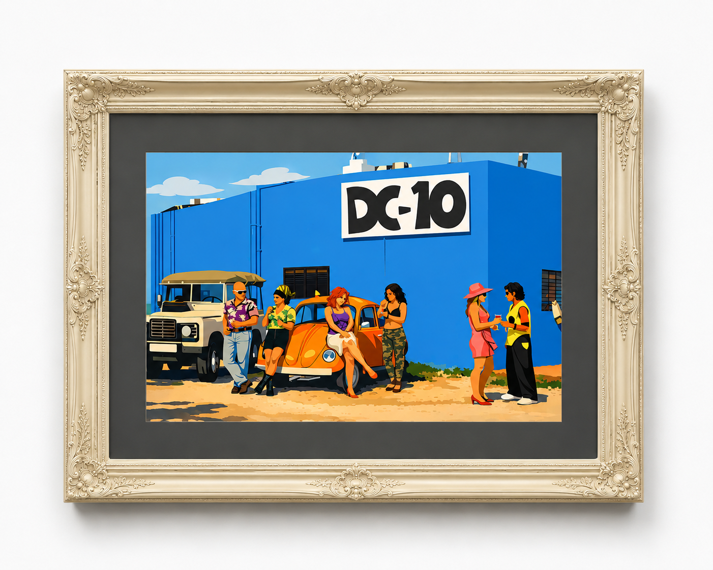 DC10 1999 – The Beginning of a Legend | A3 Landscape | Limited Edition 1 of 100 | Premium Fresco Gesso 300gsm - Image 2