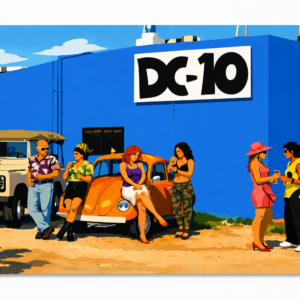 DC10 1999 – The Beginning of a Legend | A3 Landscape | Limited Edition 1 of 100 | Premium Fresco Gesso 300gsm